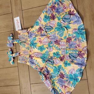 Cat and Jack  3T. NWT. Floral Dress